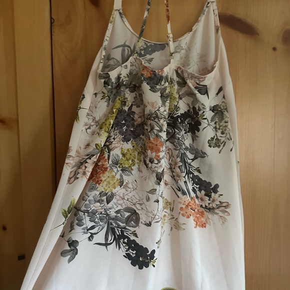 Flora Nikrooz sheer floral print tunic dress with straps - size small - Picture 3 of 4